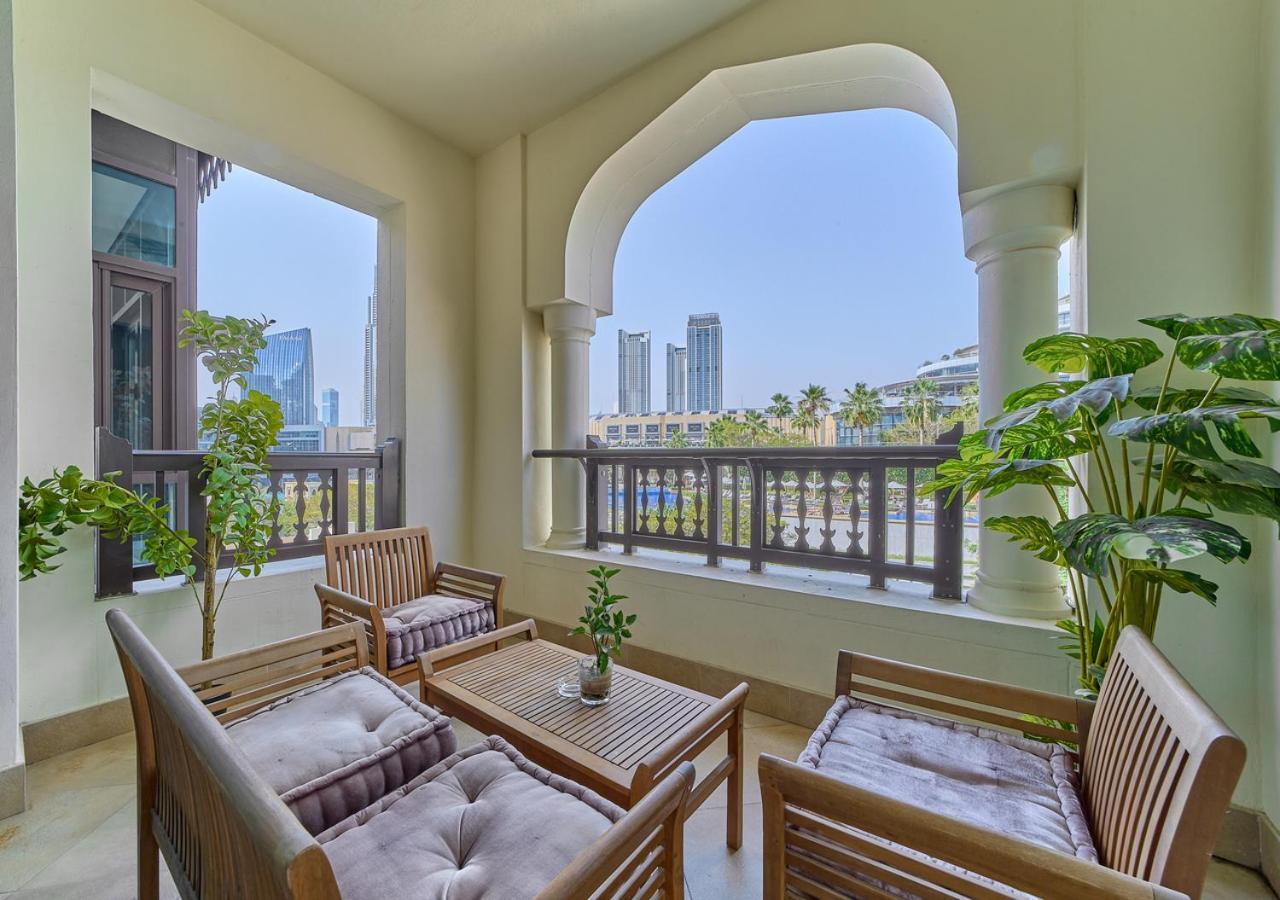 Burj Khalifa Partial View Peak Living Luxury 2Br Souk Al-Bahar Beside Dubai Mall-Golden Homes Esterno foto